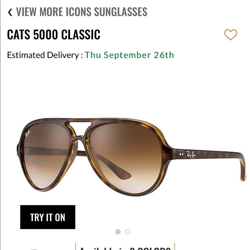 Ray ban cats 5000 aviator sunglasses